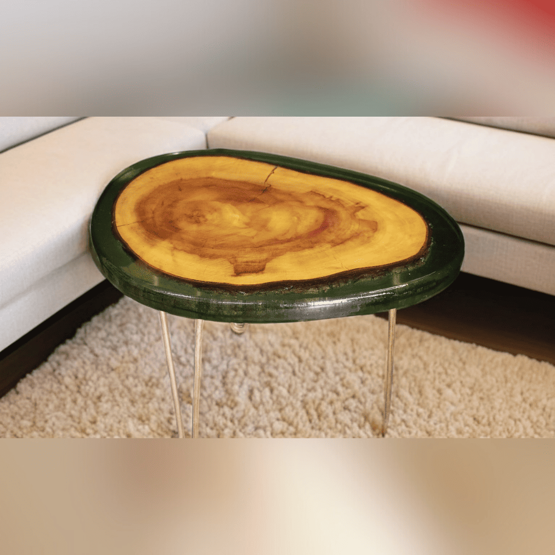 Green Wood Log Table Green Wood Log Table